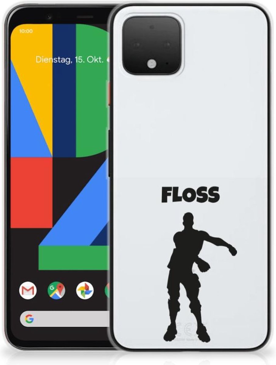 Google Pixel 4 Telefoonhoesje met Naam Floss