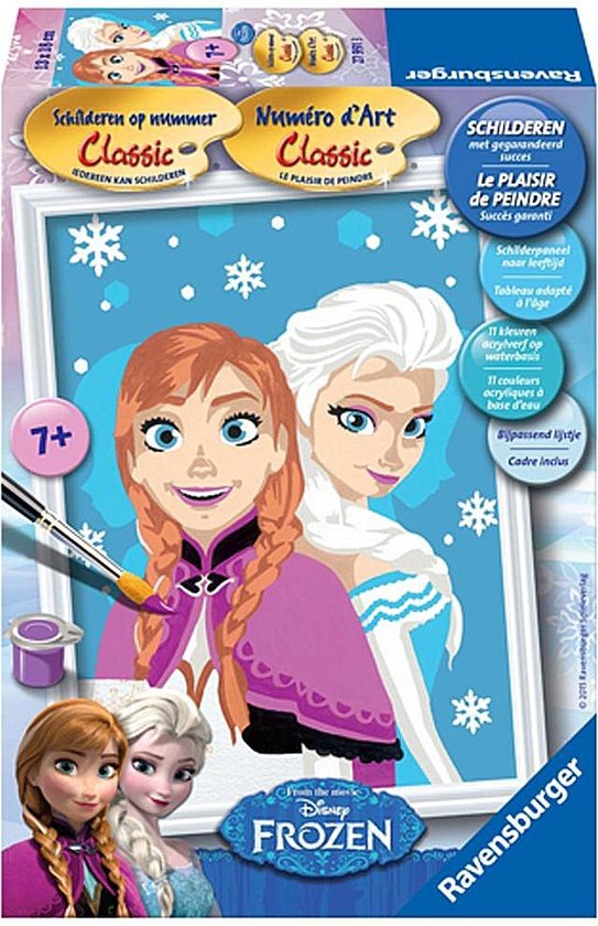 Ravensburger Schilderen op nummer Disney Frozen - Hobbypakket | bol.com