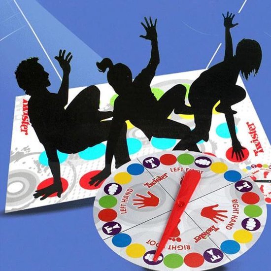 Thumbnail van een extra afbeelding van het spel Twister-Spel-Familiespel-Grondspel-Bordspel