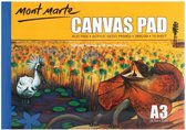 Mont Marte® Canvas blok 10st A3 - 280 grams papier - schetsboek