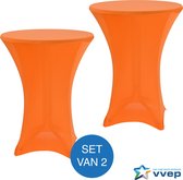 Statafelrok Style - Set van 2 - Ø 85 cm - Oranje