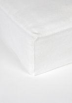Molton hoeslaken - White - 1-persoons (80/90/100x200/220 cm)