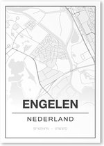 Poster/plattegrond ENGELEN - A4