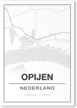 Poster/plattegrond OPIJEN - A4