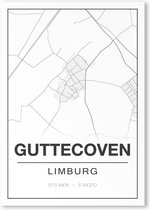 Poster/plattegrond GUTTECOVEN - A4