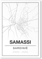 Poster/plattegrond SAMASSI - 30x40cm