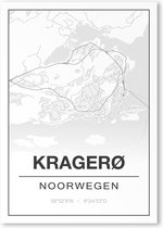 Poster/plattegrond KRAGERØ - A4