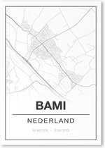 Poster/plattegrond BAMI - 30x40cm