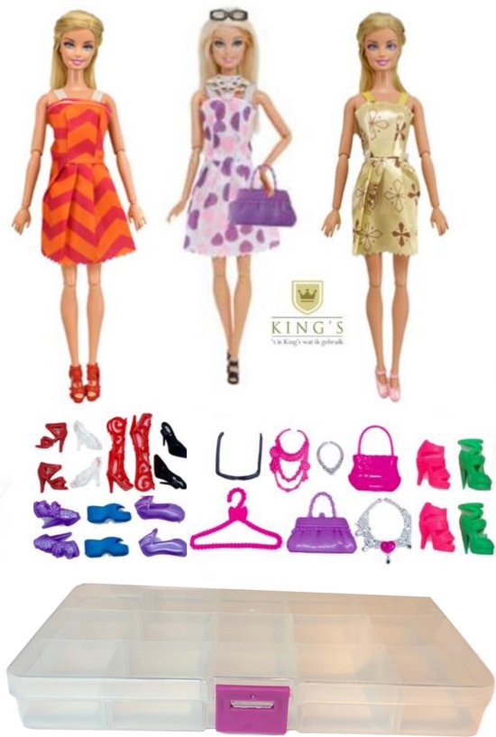 Barbie kleding Poppenkleertjes Barbie kleertjes - Barbie - - 47... | bol.com