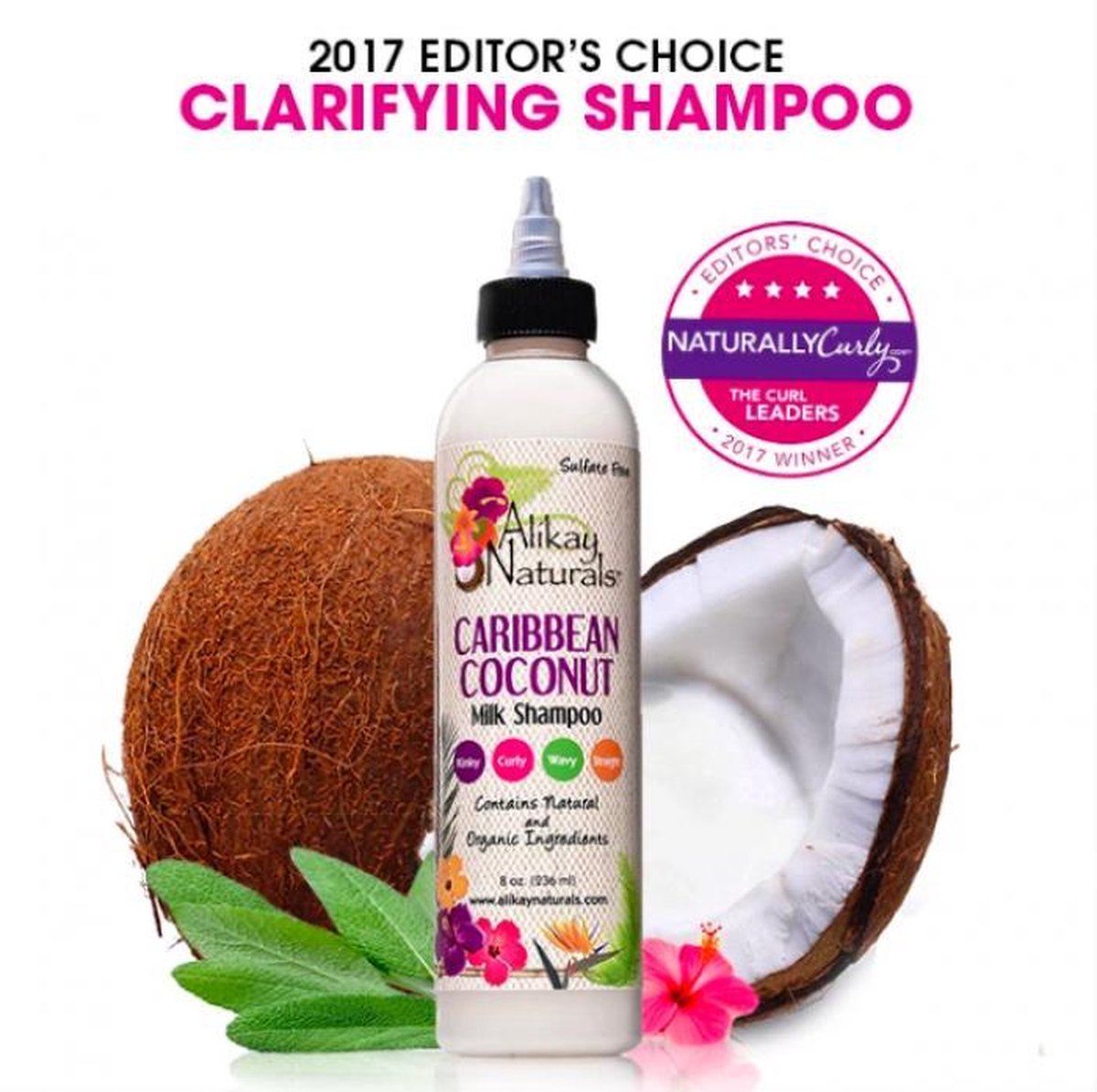 Alikay Naturals Carribean Coconut Milk Shampoo 236ml