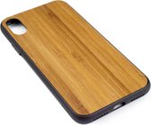 Houten Telefoonhoesje iPhone X – Bumper case - Bamboe