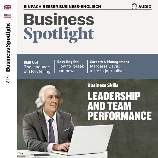 Business-Englisch lernen Audio - Leadership and team perform ... - cover