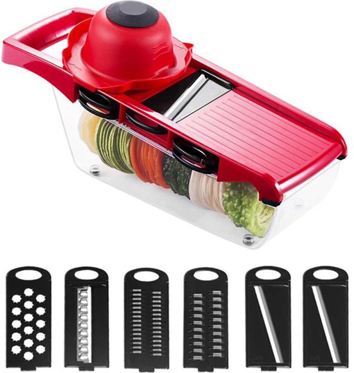 URGOODS 6in1 Keuken Mandoline Mandolines Rasp