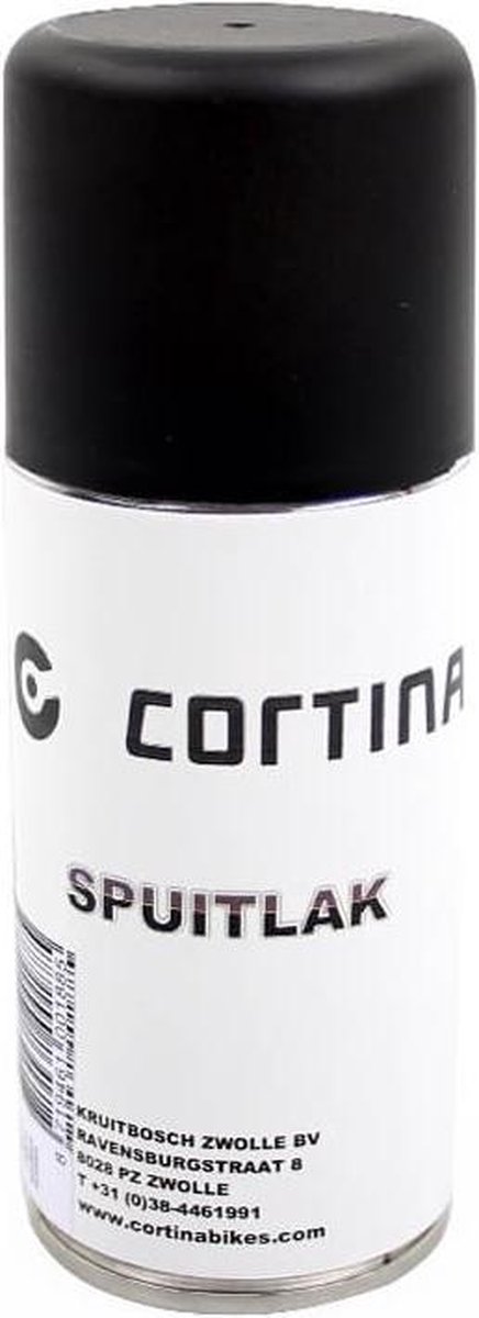 Cortina Spuitlak mat zwart - originele kleur - 150ml - UZZ0001