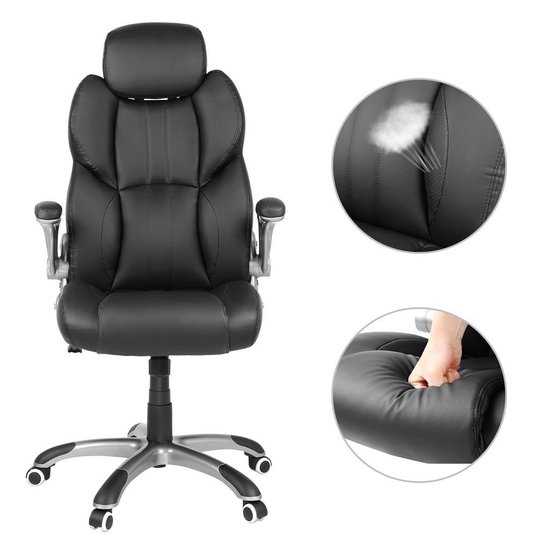 Chaise de bureau Nancy - Chaise pivotante ergonomique - Chaises de bureau |  bol.com