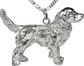 Nova Scotia duck tolling retriever - Toller - merk COOLDOG™ ketting Hanger Honden bedel .925 Zilver