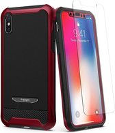 Spigen Reventon iPhone X XS hoesje Ultieme Bescherming - Red Case