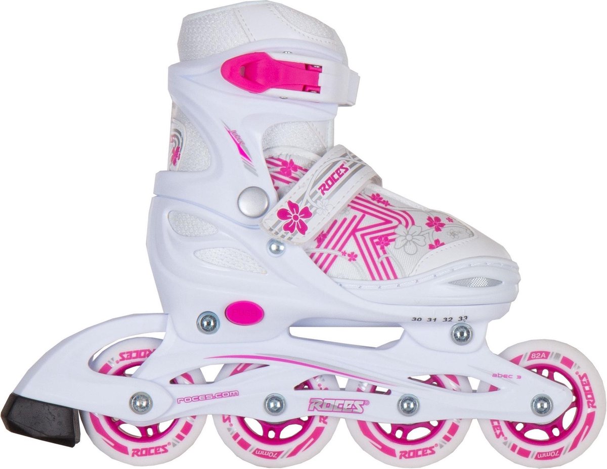 Roces Jokey 3.0 Kids - 26-29 - Wit/Roze