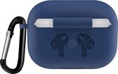Mobigear Buds Siliconen Hoesje Geschikt voor Apple AirPods Pro - Blauw