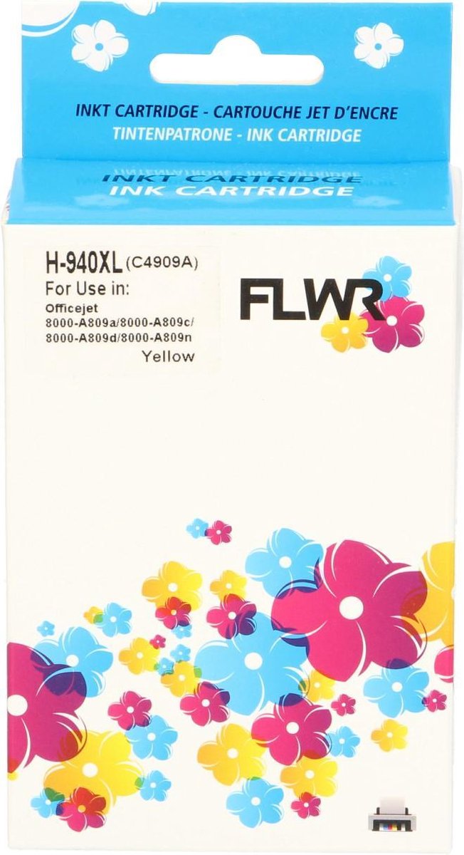 FLWR - Inktcartridge 940XL geel - geschikt voor HP