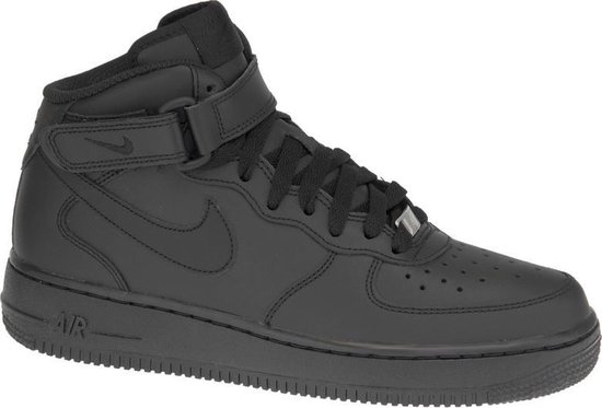 Nike Sneakers Kinderen - Air Force 1 Mid (GS) - Black/Black - 314195-004 |  bol.com
