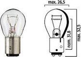 Lamp Flosser 12V 21/4W BAZ15D