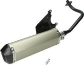 Uitlaat (model Akrapovic) Piaggio Zip 4-takt aluminium