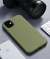 iPhone 11 pro biologisch afbreekbaar telefoonhoesje | Olijfgroen