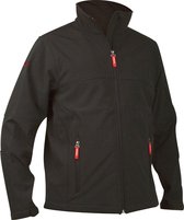 Avento Softshell Jack - Heren - Zwart/Rood - XXL