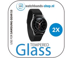 Screenprotector - Samsung Gear S3 - transparant glas - 2 stuks