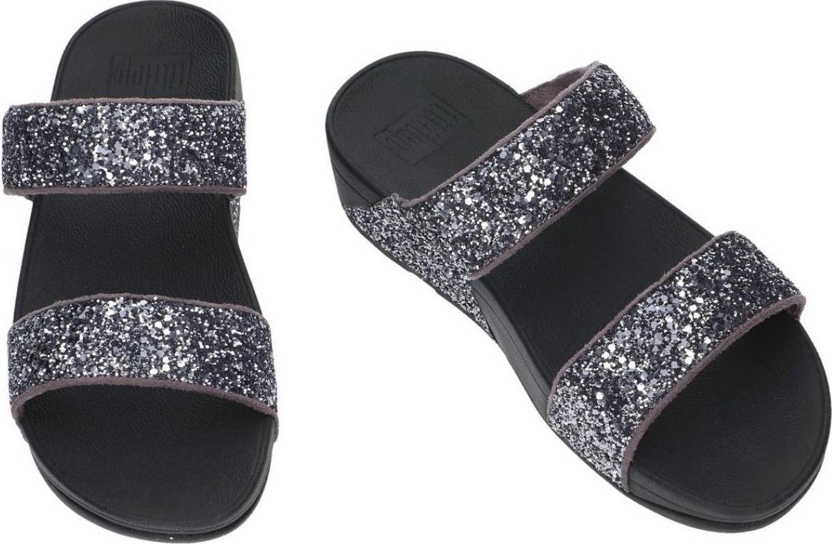 C63 054 Fit Flop Glitterball Pewter 