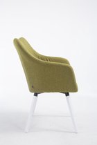 CLP McCoy V2 Eetkamerstoel - Stof groen wit
