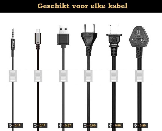 30 Stuks Zelfklevende Klemmen - Transparant - 1,3x2,6 Cm - Voor Foto's, Posters En Lichte Voorwerpen - ABS-kunststof - Wit/zwart