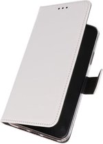 Booktype Telefoonhoesjes - Bookcase Hoesje - Wallet Case -  Geschikt voor Samsung Galaxy Note 10 - Wit