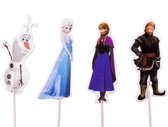 Disney Frozen |24 stuks|cupcake - cupcake decoratie - cupcake versiering - cupcake toppers - taart decoratie - taartversiering