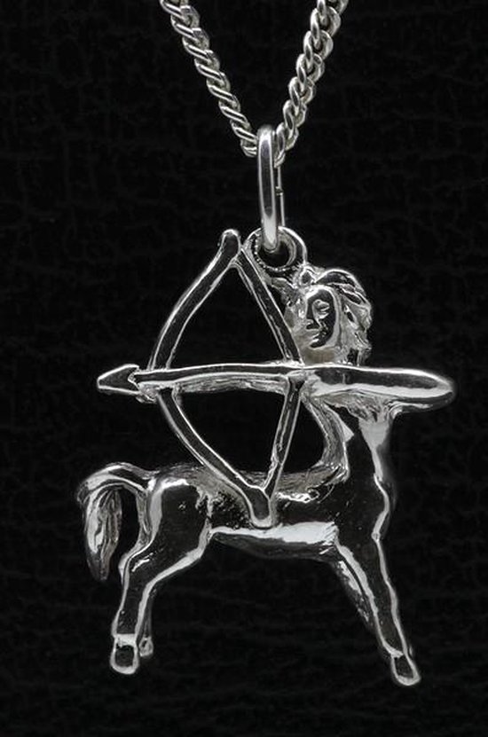 Pendentif collier en argent signe du zodiaque Sagittaire - grand | bol.com
