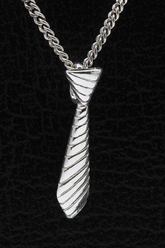 Zilveren Stropdas ketting hanger | bol.com