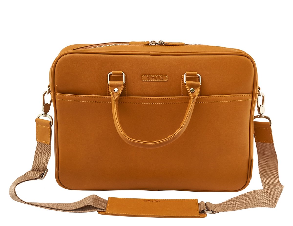 Valenta Bag Classic Camel Laptoptas Universeel
