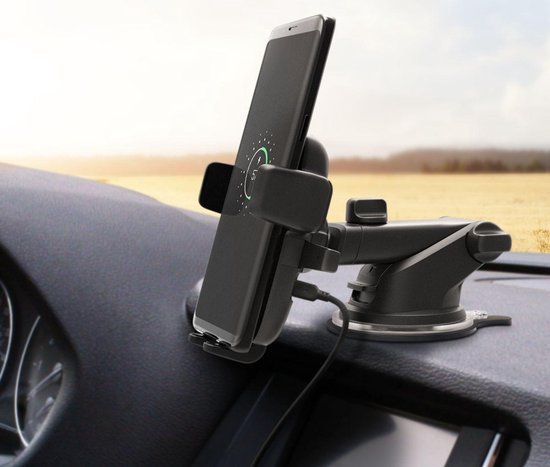 medeleerling Lijkt op Volgen iOttie Easy One Touch 4 Wireless Qi Fast-Charging Car Mount | bol.com