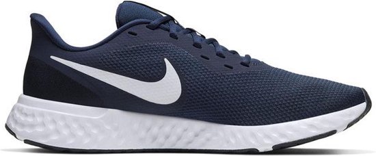 Sportschoenen - Maat 43 - Mannen - donkerblauw/wit