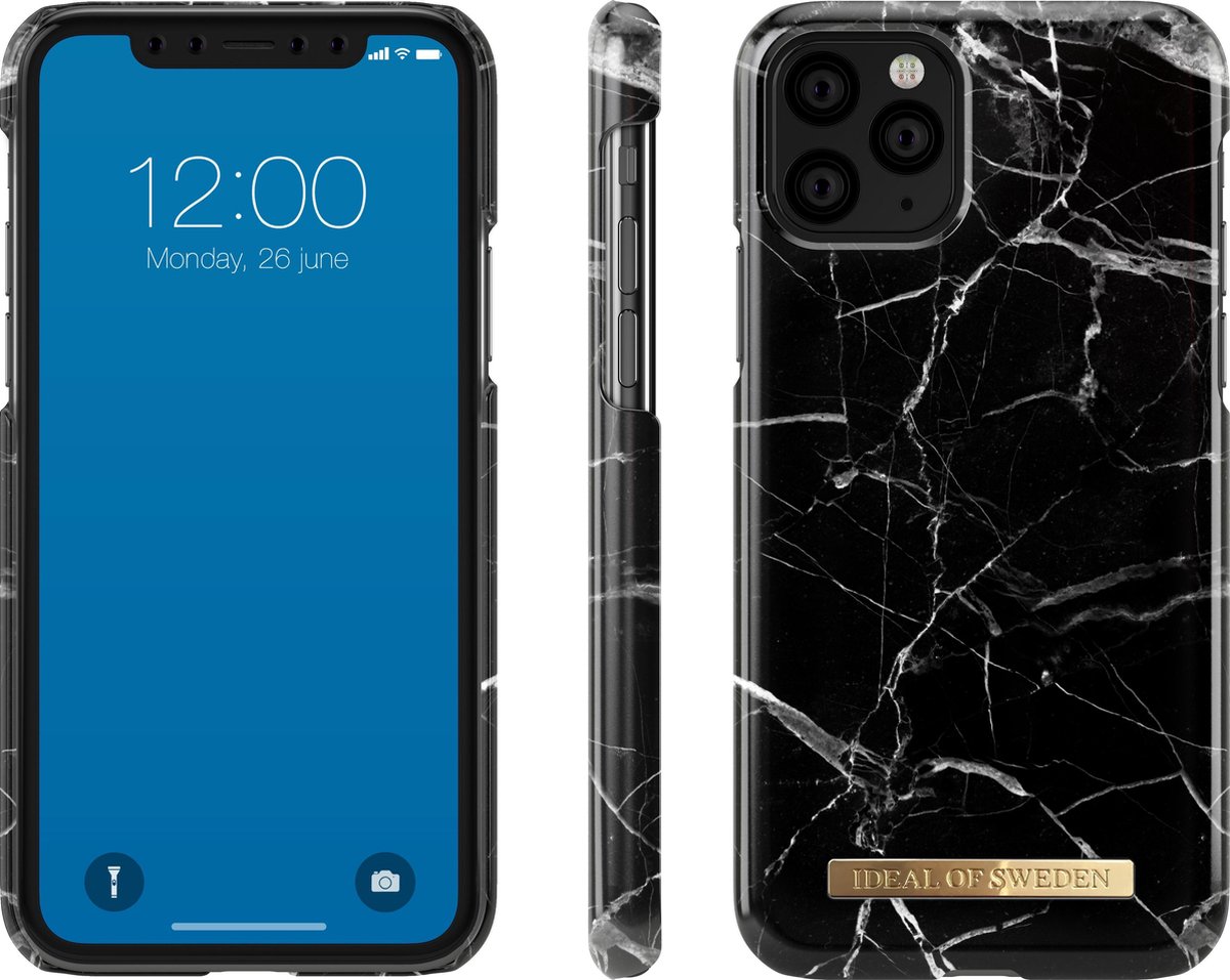 iDeal of Sweden iPhone 11 Pro Fashion Case Black Marble
