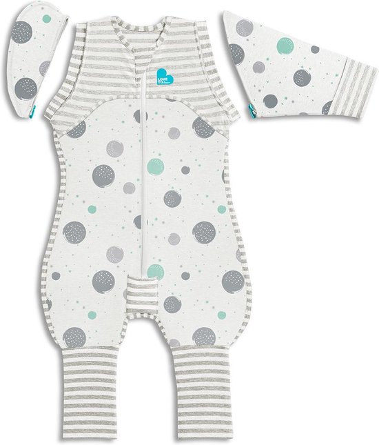 Love to Dream™ Swaddle Up™ Pyjama Baby - Inbakeren afbouwen - 4-6 maanden - 8.5-11 kg - Zomer - Wit