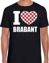 Zwart I love Brabant t-shirt heren S