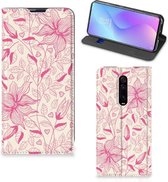 Xiaomi Mi 9T Pro Smart Cover Pink Flowers