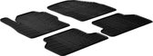 Gledring Rubbermatten passend voor Ford Focus II 2005-2011 (T profiel 4-delig + montageclips)