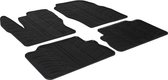 Gledring Rubbermatten passend voor Ford Kuga 2013-2016 (T profiel 4-delig + montageclips)