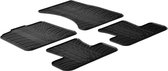 Gledring Rubbermatten passend voor Audi Q5 2008-2016 (T profiel 4-delig + montageclips)