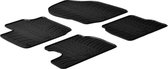 Gledring Rubbermatten passend voor Honda Civic Benzine 2012-2017 (T profiel 4-delig + montageclips)