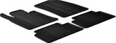 Gledring Rubbermatten passend voor Peugeot 508 2011-2018 (T profiel 4-delig + montageclips)