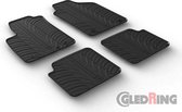 Gledring Rubbermatten passend voor Fiat 500 2013- (T profiel 4-delig)